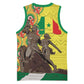 Senegal Monument de la Renaissance Basketball Jersey Africaine Ankara Pattern LT14