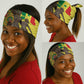 Senegal Monument de la Renaissance Neck Gaiter Africaine Ankara Pattern LT14
