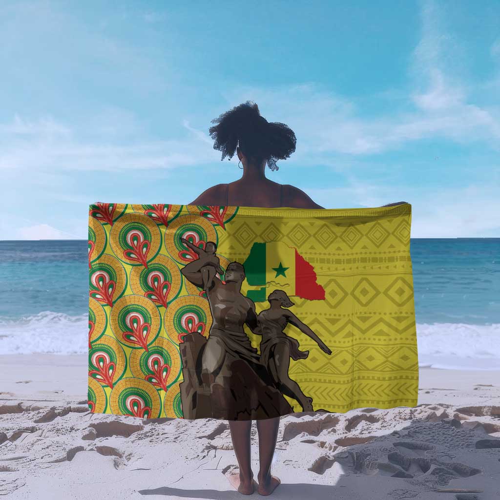 Senegal Monument de la Renaissance Sarong Africaine Ankara Pattern