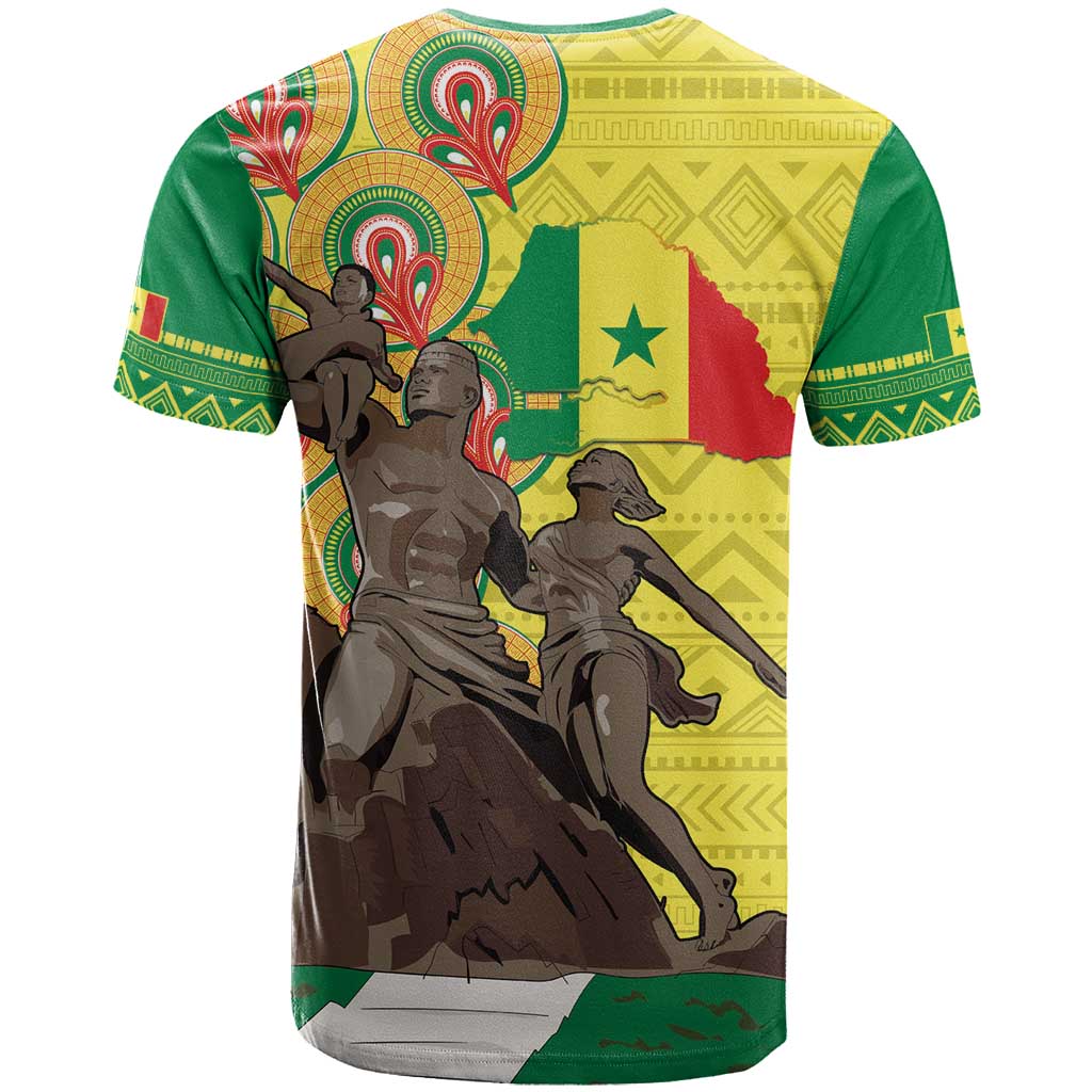 Senegal Monument de la Renaissance T shirt Africaine Ankara Pattern