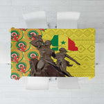 Senegal Monument de la Renaissance Tablecloth Africaine Ankara Pattern