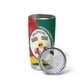 Republique Togolaise Monument de l'Independance Tumbler Cup African Pinkish Rose Coat Of Arms