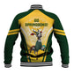 South Africa Rugby Baseball Jacket Cute Springboks Mascot LT14