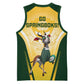 South Africa Rugby Basketball Jersey Cute Springboks Mascot LT14