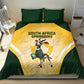 South Africa Rugby Bedding Set Cute Springboks Mascot