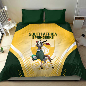 South Africa Rugby Bedding Set Cute Springboks Mascot