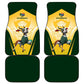South Africa Rugby Car Mats Cute Springboks Mascot