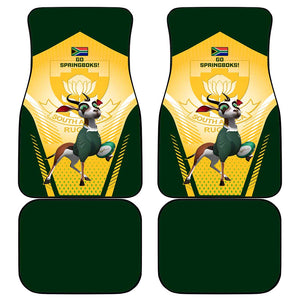 South Africa Rugby Car Mats Cute Springboks Mascot