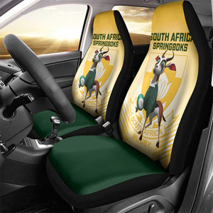 South Africa Rugby Car Seat Cover Cute Springboks Mascot