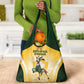 South Africa Rugby Grocery Bag Cute Springboks Mascot