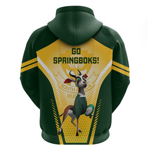 South Africa Rugby Hoodie Cute Springboks Mascot