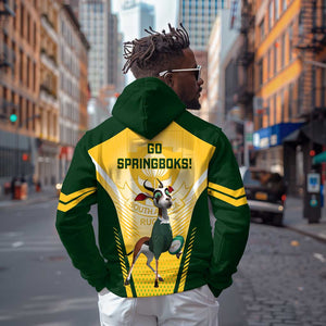 South Africa Rugby Hoodie Cute Springboks Mascot