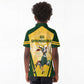 South Africa Rugby Kid Polo Shirt Cute Springboks Mascot