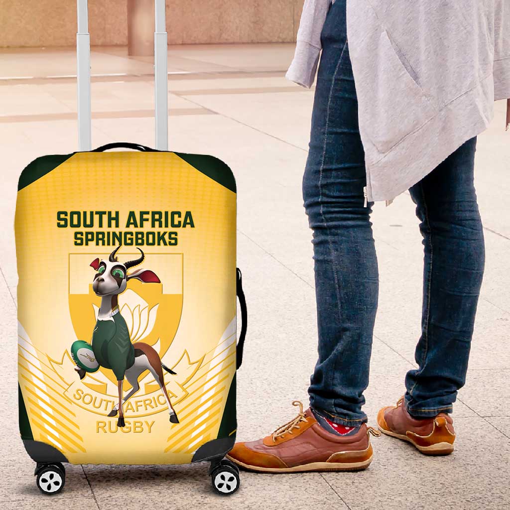 South Africa Rugby Luggage Cover Cute Springboks Mascot