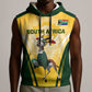 South Africa Rugby Sleeveless Hoodie Cute Springboks Mascot - African Pride