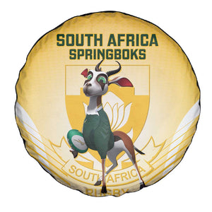 South Africa Rugby Spare Tire Cover Cute Springboks Mascot