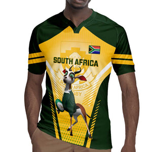 Custom South Africa Rugby Rugby Jersey Cute Springboks Mascot