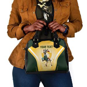 Custom South Africa Rugby Shoulder Handbag Cute Springboks Mascot