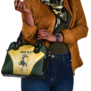 Custom South Africa Rugby Shoulder Handbag Cute Springboks Mascot