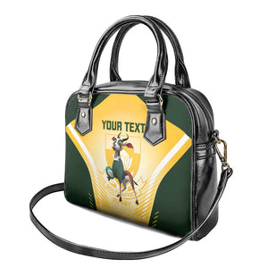 Custom South Africa Rugby Shoulder Handbag Cute Springboks Mascot