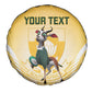 Custom South Africa Rugby Spare Tire Cover Cute Springboks Mascot