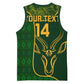 Custom South Africa Rugby Basketball Jersey Go Champions Springboks Flower LT14