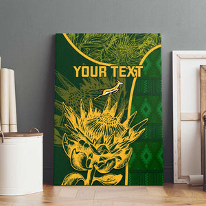 Custom South Africa Rugby Canvas Wall Art Go Champions Springboks Flower