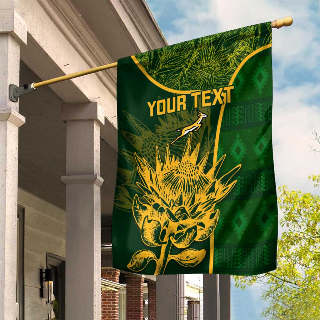 Custom South Africa Rugby Garden Flag Go Champions Springboks Flower