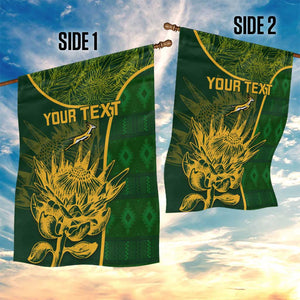 Custom South Africa Rugby Garden Flag Go Champions Springboks Flower