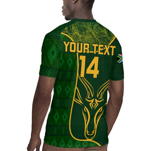 Custom South Africa Rugby Rugby Jersey Go Champions Springboks Flower