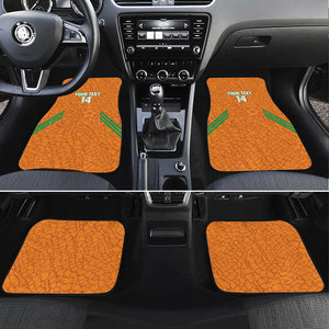 Ivory Coast Football Custom Car Mats Les Elephants Dames Skin Style
