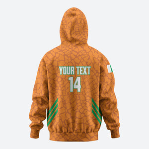 Ivory Coast Football Custom Zip Hoodie Les Elephants Dames Skin Style