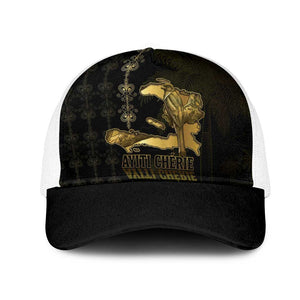 Afro-Haitians Ayiti Cherie Baseball Net Cap Haiti Map Kanson Wouj Veve Vodou