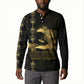 Afro-Haitians Ayiti Cherie Button Sweatshirt Haiti Map Kanson Wouj Veve Vodou