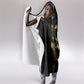 Afro-Haitians Ayiti Cherie Hooded Blanket Haiti Map Kanson Wouj Veve Vodou