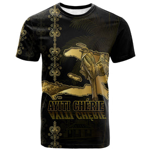 Afro-Haitians Ayiti Cherie T shirt Haiti Map Kanson Wouj Veve Vodou
