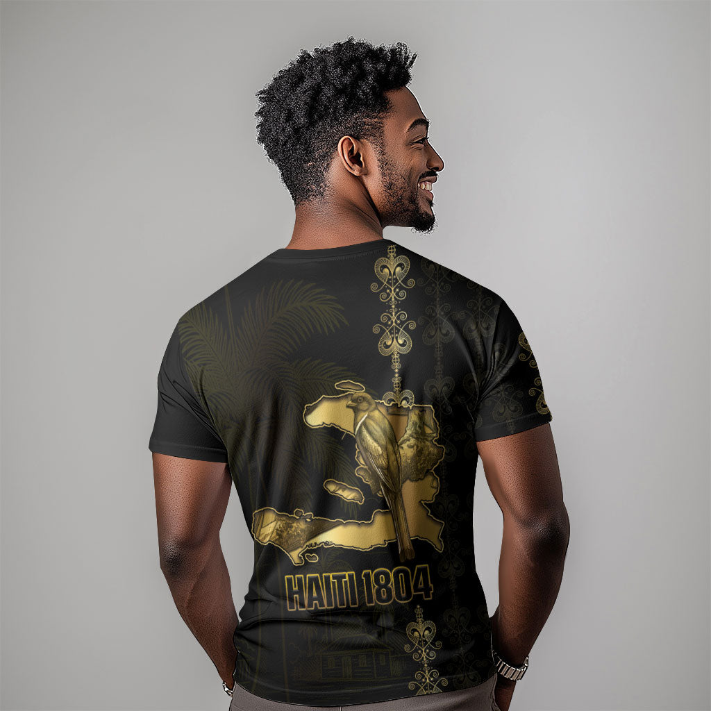 Afro-Haitians Ayiti Cherie T shirt Haiti Map Kanson Wouj Veve Vodou
