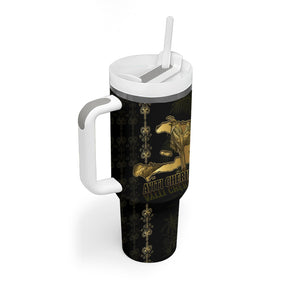 Afro-Haitians Ayiti Cherie Tumbler With Handle Haiti Map Kanson Wouj Veve Vodou
