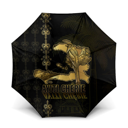 Afro-Haitians Ayiti Cherie Umbrella Haiti Map Kanson Wouj Veve Vodou