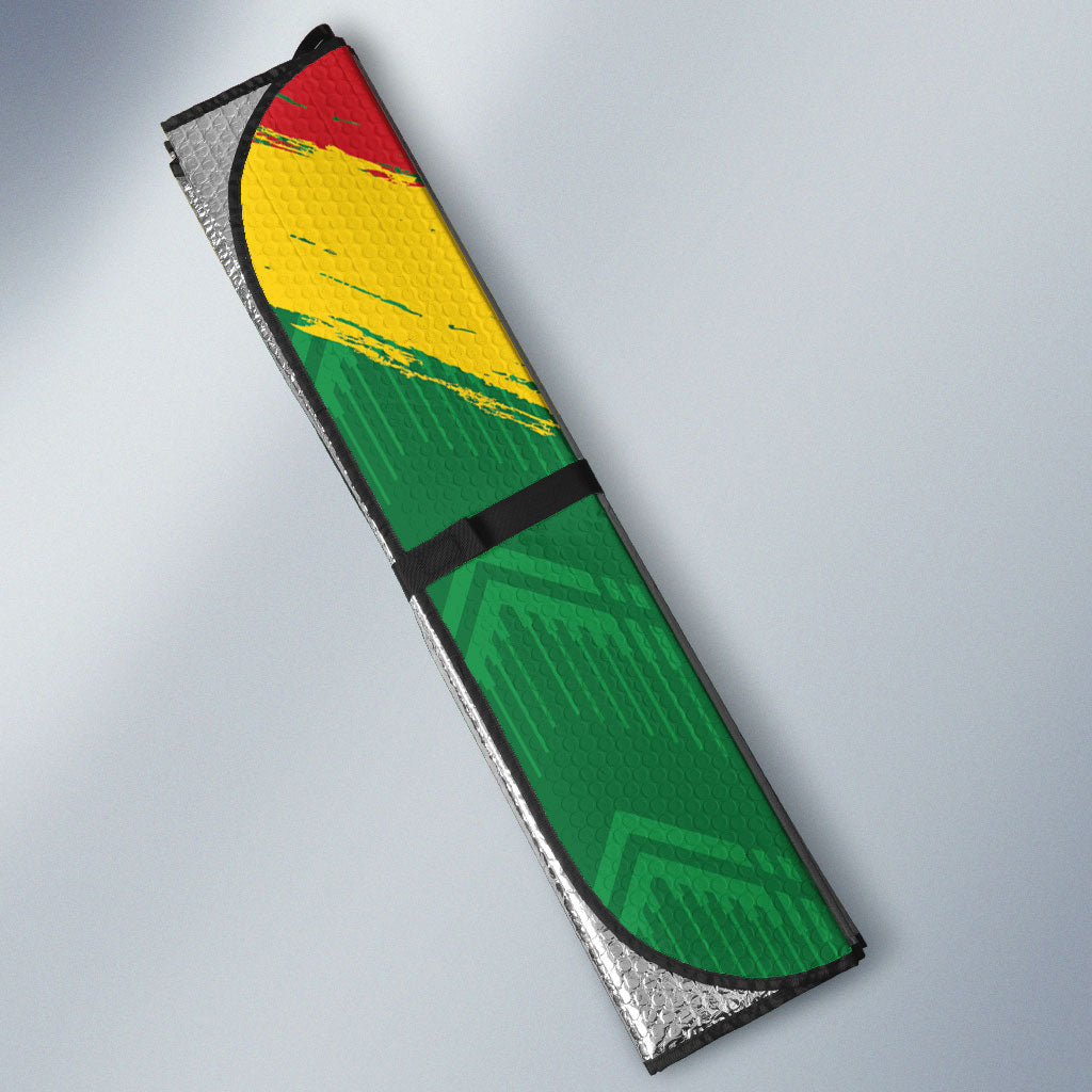 Cameroon Football Custom Auto Sun Shade Reunification Monument Les Lionnes Indomptables