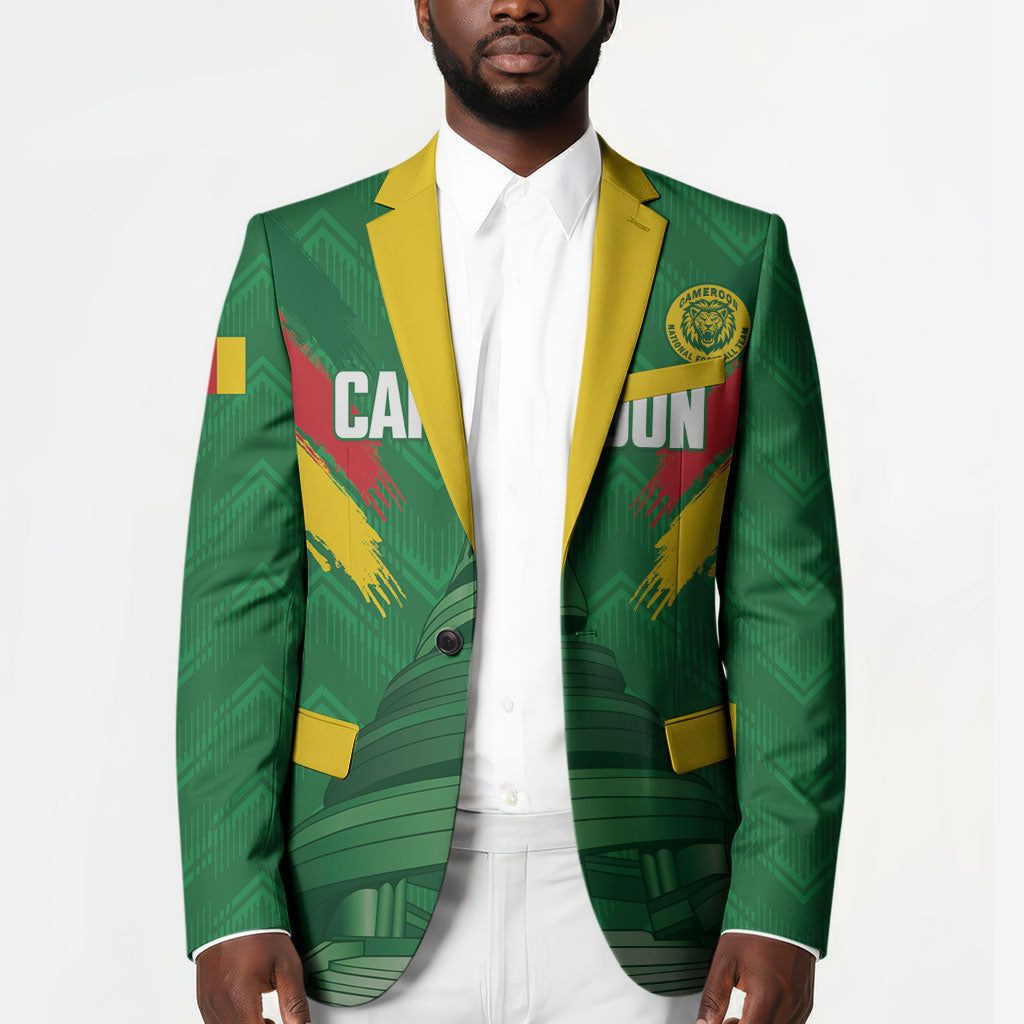 Cameroon Football Custom Blazer Reunification Monument Les Lionnes Indomptables