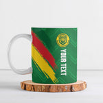 Cameroon Football Custom Ceramic Mug Reunification Monument Les Lionnes Indomptables