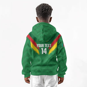 Cameroon Football Custom Kid Hoodie Reunification Monument Les Lionnes Indomptables