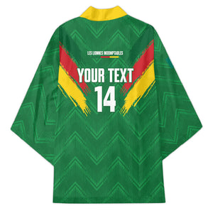Cameroon Football Custom Kimono Reunification Monument Les Lionnes Indomptables