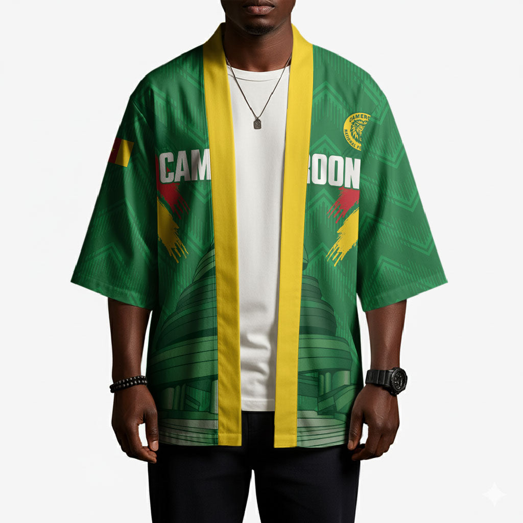 Cameroon Football Custom Kimono Reunification Monument Les Lionnes Indomptables