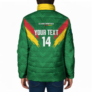 Cameroon Football Custom Padded Jacket Reunification Monument Les Lionnes Indomptables