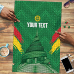 Cameroon Football Custom Puzzle Reunification Monument Les Lionnes Indomptables