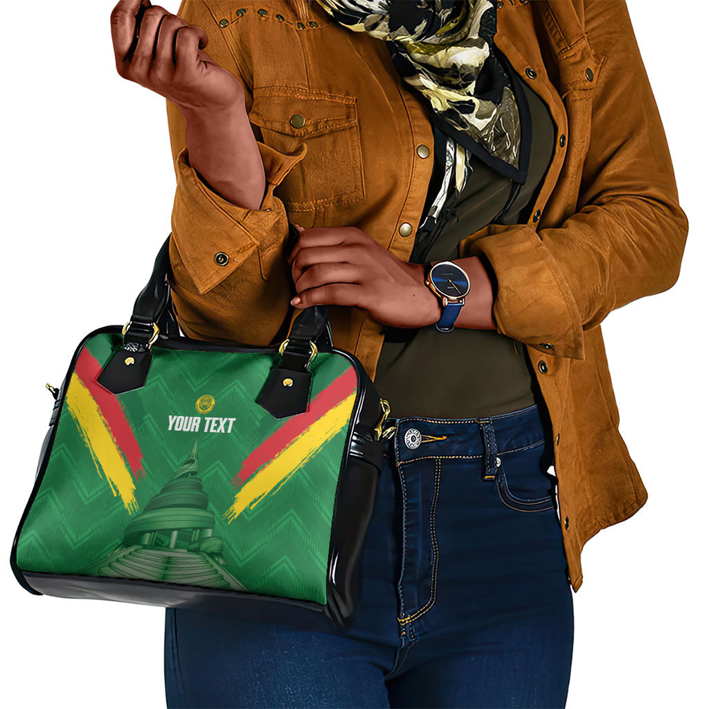 Cameroon Football Custom Shoulder Handbag Reunification Monument Les Lionnes Indomptables