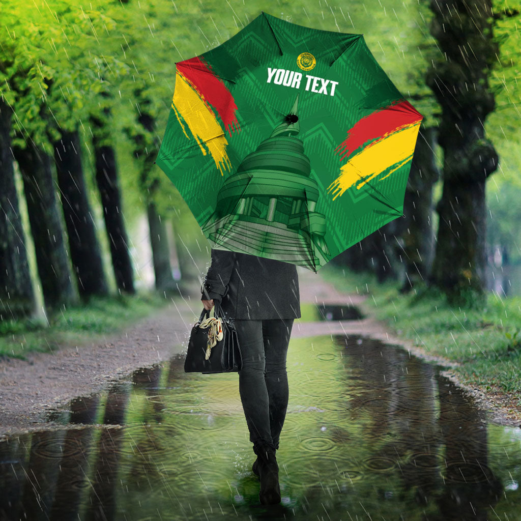 Cameroon Football Custom Umbrella Reunification Monument Les Lionnes Indomptables