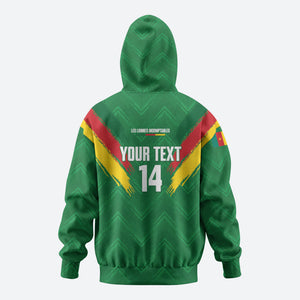 Cameroon Football Custom Zip Hoodie Reunification Monument Les Lionnes Indomptables